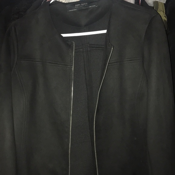 Chic Suede Midi Jacket from Zara - Picture 3 of 3